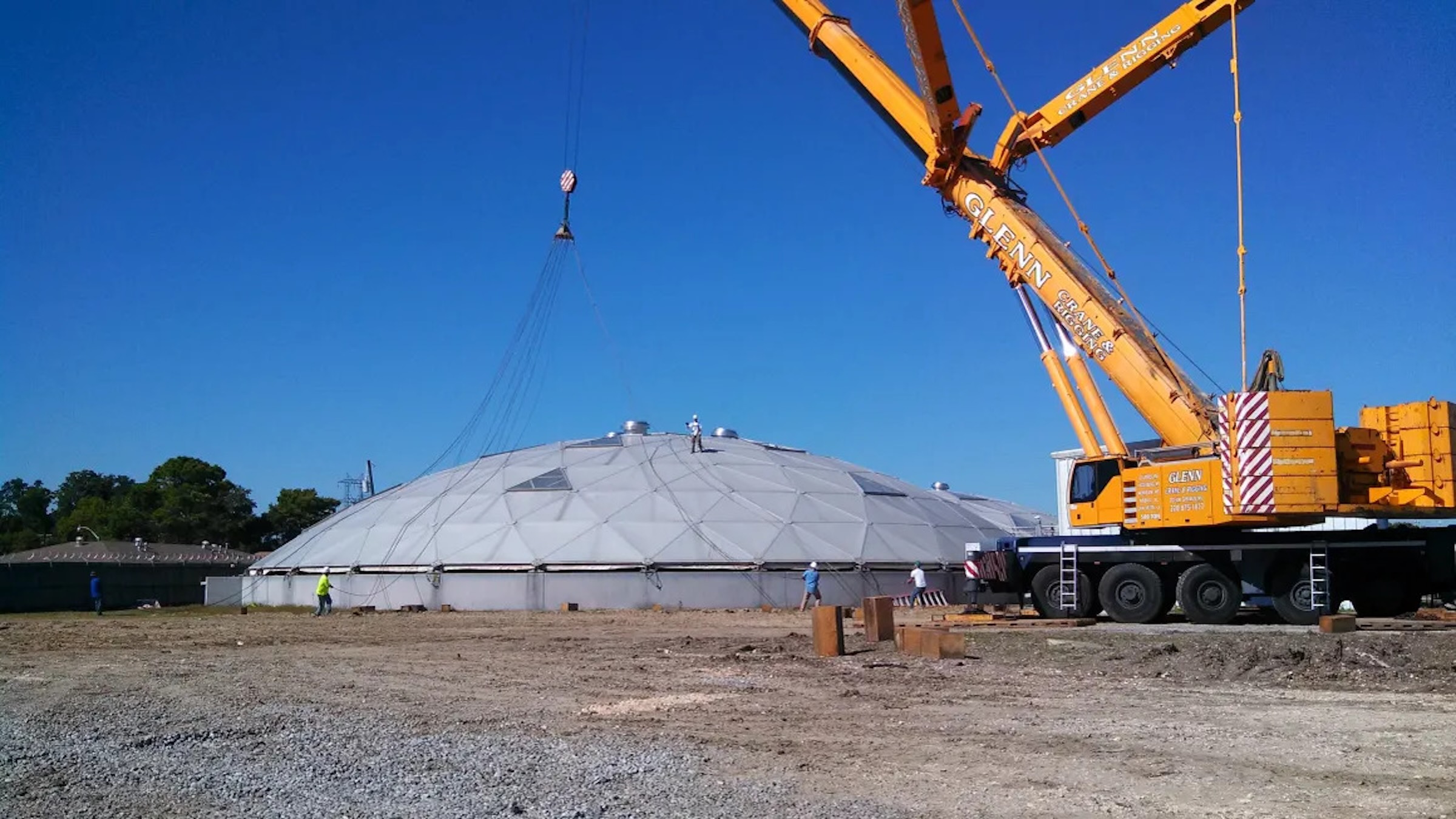 Gottfried Construction crew at work on a government project